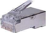 Коннектор Suprlan 10-0231-1, FTP cat.5e RJ45, 10 шт, прозрачный