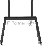 Стойка для телевизора Ultramounts UM312B черный 49"-75" макс.40кг напольный, вид 3