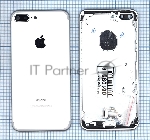 Задняя крышка для iPhone 7 Plus (5.5) серебристый