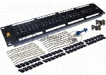 Патч-панель LANMASTER 48 портов, UTP, кат.6, 2U