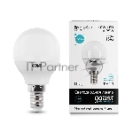 Лампа светодиодная LED Gauss 10Вт E14 220В 4100К Elementary шар 53120