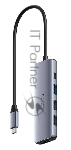 USB-концентратор CUDY UH405, USB Type-C, HDMI, USB, адаптер/ USB Type-C