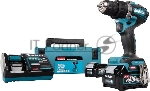 Дрель-шуруповерт Makita DF002GD201, 40 В, 2,5 Ач, 64 Нм, бесщеточный, вид 2