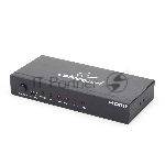 Разветвитель Gembird DSP-4PH4-02 Разветвитель HDMI Cablexpert, HD19F/4x19F, 1 компьютер => 4 монитора, Full-HD, 3D, 1.4v
