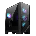 Корпус MSI MAG FORGE 320R Airflow, Midi-Tower, чёрный, 4 x 120 мм