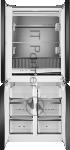Холодильник Weissgauff WCD 450 Bru Steel Glass NoFrost Inverter матовая сталь трехкамерный 287/163л морозилка снизу, No Frost, Side by Side, вид 44