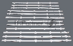 Светодиодная подсветка TV 47" AGF78400801 (комплект 12шт)