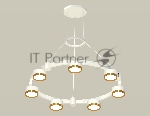 Светильник Ambrella light XR92031502/7 SWH/PYG белый песок/золото желтое полированное GX53 (A9203, C9236, N8124)