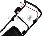 Газонокосилка аккумуляторная Makita LM004GM103, 40 В, 0 Ач, вид 20
