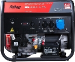 Генератор бензиновый FUBAG BS 8000 A ES [641017] {Мах мощность, (LTP), 8 кВА, 29.5 А, Длительная мощность (COP), 7.5 кВт 25 бака л, объем 459 см?, мощность 10,29/14 кВт/л.с., 230 В, ? 84 дБ (7 м), 92 Вес, кг}, вид 5