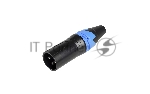 Комплект кабельных разъемов Wize WXLR-3PM-5 XLR 3 pin, (вилка), 5 шт. в комплекте