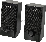 Колонки SVEN 318 черный USB-порт ПК, ноутбука или адаптер 5V DC