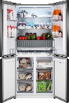 Холодильник Weissgauff WCD 450 Bru Steel Glass NoFrost Inverter матовая сталь трехкамерный 287/163л морозилка снизу, No Frost, Side by Side, вид 41