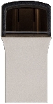 Флешка USB Transcend JetFlash 890S (TS128GJF890S), 128Gb, USB 3.1/Type-C, R/W 70/25, темно-серый, вид 9