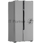 Холодильник Haier HRF-535DM7RU серебристый двухкамерный 337/167л морозилка сбоку, No Frost, Side by Side