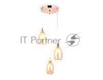 Светильник Ambrella light TR3549/3 GD/TI золото/янтарь E14 max 40W 370*130*1000