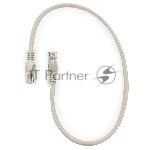 Патч-корд UTP Cablexpert cat.5e, 0.5м, литой, многожильный, серый