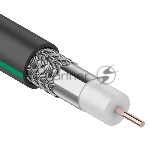 Кабель коаксиальный PROconnect SAT 703 B, Cu/Al/Al, 75%, 75 Ом, бухта 100 м, черный OUTDOOR