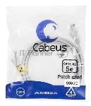 Шнур коммутационный Cabeus, кат. 5е, неэкр., U/UTP, RJ45/RJ45, LSZH, AWG24, 2м, серый