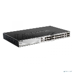 Коммутатор D-Link DGS-3130-30S/B1A, 24×1 Гбит/с SFP + 4×10 Гбит/с SFP+ + 2×10 Гбит/с Combo, управляемый, вид 9