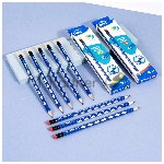 Карандаш чернографитный Deli EC016-2B U-Touch 2B, трехгранный, (12шт) ластик, вид 7