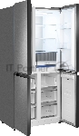 Холодильник Weissgauff WCD 450 Bru Steel Glass NoFrost Inverter матовая сталь трехкамерный 287/163л морозилка снизу, No Frost, Side by Side, вид 39