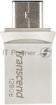 Флешка USB Transcend JetFlash 890S (TS128GJF890S), 128Gb, USB 3.1/Type-C, R/W 70/25, темно-серый, вид 5
