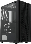 Компьютерный корпус без блока питания HSPD M530, Mesh Mid Tower, Black, TG, 0.4 SPCC, no fans ATX, mATX, mITX 155/290/200mm 2x2.5", 2x3.5", 7xPCI 1xUSB-A 3.0, 2xUSB-A 1.0 335x193x445mm