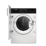 Стирально-сушильная машина встраиваемая Hotpoint WDBIH 8490 VWB белый, загрузка фронтальная 9 кг, 1400 об/мин, класс A