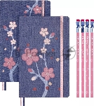 Набор Moleskine Limited Edition Sakura блокнот 2шт/карандаш 4 шт Large