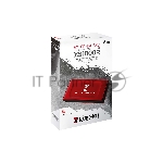 Внешний SSD Kingston XS1000, 2TB, USB 3.2 Gen 2 Type-C, R/W 1050/1000, красный, вид 4
