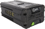 Аккумулятор GreenWorks 82V (модель G82B5) (2914607) - это литий ионная (Li-ion) батарея, силой тока 5 ампер/час и выполненная по самым передовым технологиям.Применяется в линейке всех устройств Greenworks 82V Coммercial.Аккумулятор состоит из ячеек производства японской компании LG. Ячейки этого производителя обладают самыми высокими показателями по емкости и выдаваемому напряжению, и относятся к классу A++. Батарея снабжена специальной платой управления, благодаря которой ячейки заряжаются и разряжаются равномерно и одновременно, что значительно продлевает срок жизни аккумулятора (среднее время 7 лет), а также отсутствует эффект потери мощности инструмента при разряде. Для надежной работы аккумулятор снабжен чипом, который защищает его от перезаряда, перегрева и глубокого разряда.Благодаря высокотехнологичным ячейкам, плате управления и защитному чипу, аккумулятор обладает долгим сроком службы - до 2000 циклов заряда-разряда. Корпус - ударопрочный, с прорезинен, вид 10
