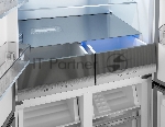Холодильник Weissgauff WCD 450 Bru Steel Glass NoFrost Inverter матовая сталь трехкамерный 287/163л морозилка снизу, No Frost, Side by Side, вид 37