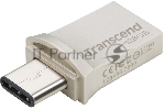 Флешка USB Transcend JetFlash 890S (TS128GJF890S), 128Gb, USB 3.1/Type-C, R/W 70/25, темно-серый, вид 3