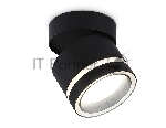 Светильник Ambrella light TA1445 BK/FR черный/белый матовый GX53 max 12W D85*90