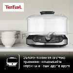 Пароварка Tefal VC204810 черный, 9 л, ярусы - 3, 800 Вт, механическое, вид 34