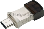 Флешка USB Transcend JetFlash 890S (TS128GJF890S), 128Gb, USB 3.1/Type-C, R/W 70/25, темно-серый, вид 6
