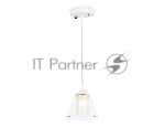 Светильник Ambrella light TR3551 WH/CL/FR белый/прозрачный/белый матовый E27 max 40W D155*800