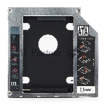 Контейнер для HDD Gembird MF-95-02 Низкопрофильный адаптер для 2.5-дюймового накопителя в отсек 5.25 дюйма, 12 мм
