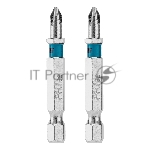 Бита Gross PH1х50мм, сталь S2, шестигр., 2 шт.
