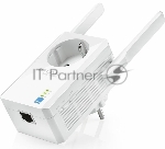 Сетевой адаптер TP-Link SOHO TL-WA860RE 300Mbps Wireless N Wall Plugged Range Extender with AC Passthrough, QCA(Atheros), 2T2R, 2.4GHz, 802.11b/g/n, 1 10/100Mbps LAN port, Range Extender button, Range Extender mode, suppo поставляется без кабеля RJ-45