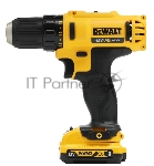 Дрель-шуруповерт DeWalt DCD710D2-QW, 10,8 В, 2 Ач, 24 Нм, щеточный