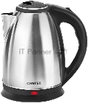 Электрочайник Centek CT-0035 серебристый, 1.5 л, 2000 Вт, скрытый нагревательный элемент