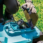 Газонокосилка аккумуляторная Makita LM004GM103, 40 В, 0 Ач, вид 15
