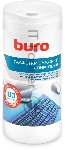Влажные салфетки спиртовые Buro BU-AN32 антибактериальные, 100 листов