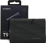 Внешний SSD Samsung T9, 4TB, USB 3.2 Gen 2x2 Type-C, R/W 2000/2000, черный