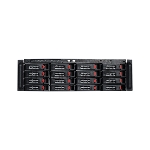 Серверный корпус ExeGate Pro 3U660-HS16 (RM 19", высота 3U, глубина 660, без БП, 16xHotSwap, USB), вид 6
