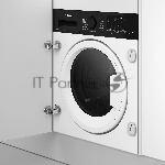 Стирально-сушильная машина встраиваемая Hotpoint WDBIH 8490 VWB белый, загрузка фронтальная 9 кг, 1400 об/мин, класс A, вид 6