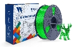 Филамент NVPrint PLA+ Trasparent Green для 3D печати диаметр 1.75мм длина 330 метров масса 1 кг