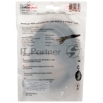 Кабель-удлинитель VGA Pro Cablexpert CC-PVGAX-1.8M, 15M/15F, 1.8м, экран, феррит. кольца, пакет